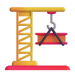 illustration of a 3f building construction