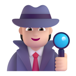 illustration of a 3d detective